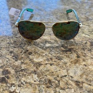 Costa Peli 580G Green Mirrored Sunglasses